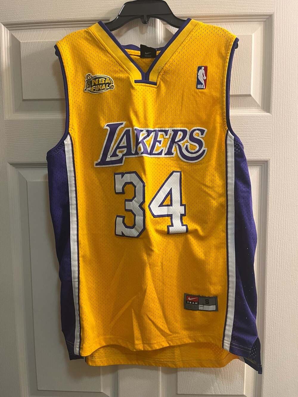 Nike LA Lakers Shaquille O'Neal #34 NBA Finals Jersey Size S